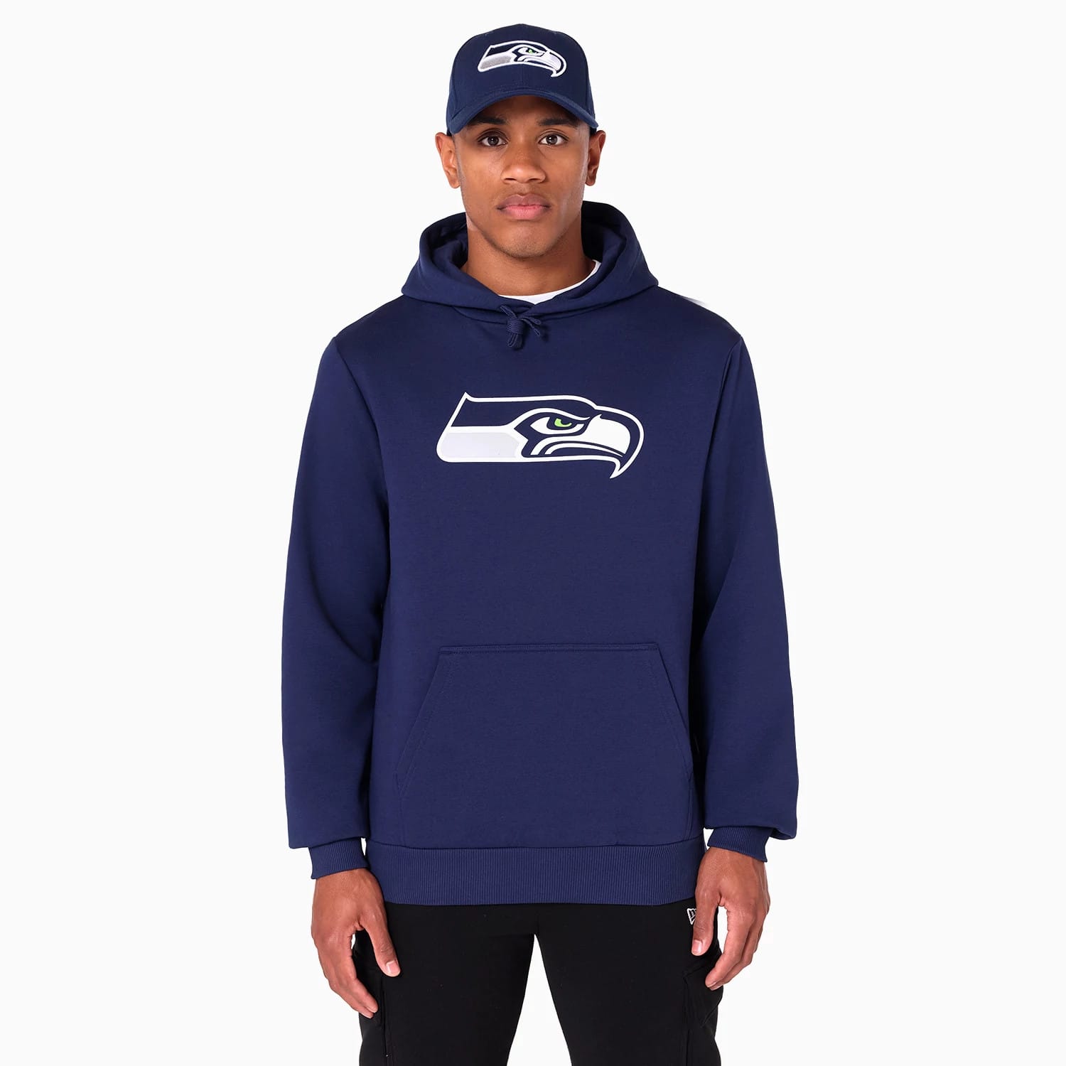 Seattle Seahawks NFL Navy Pullover Hoodie-kentox