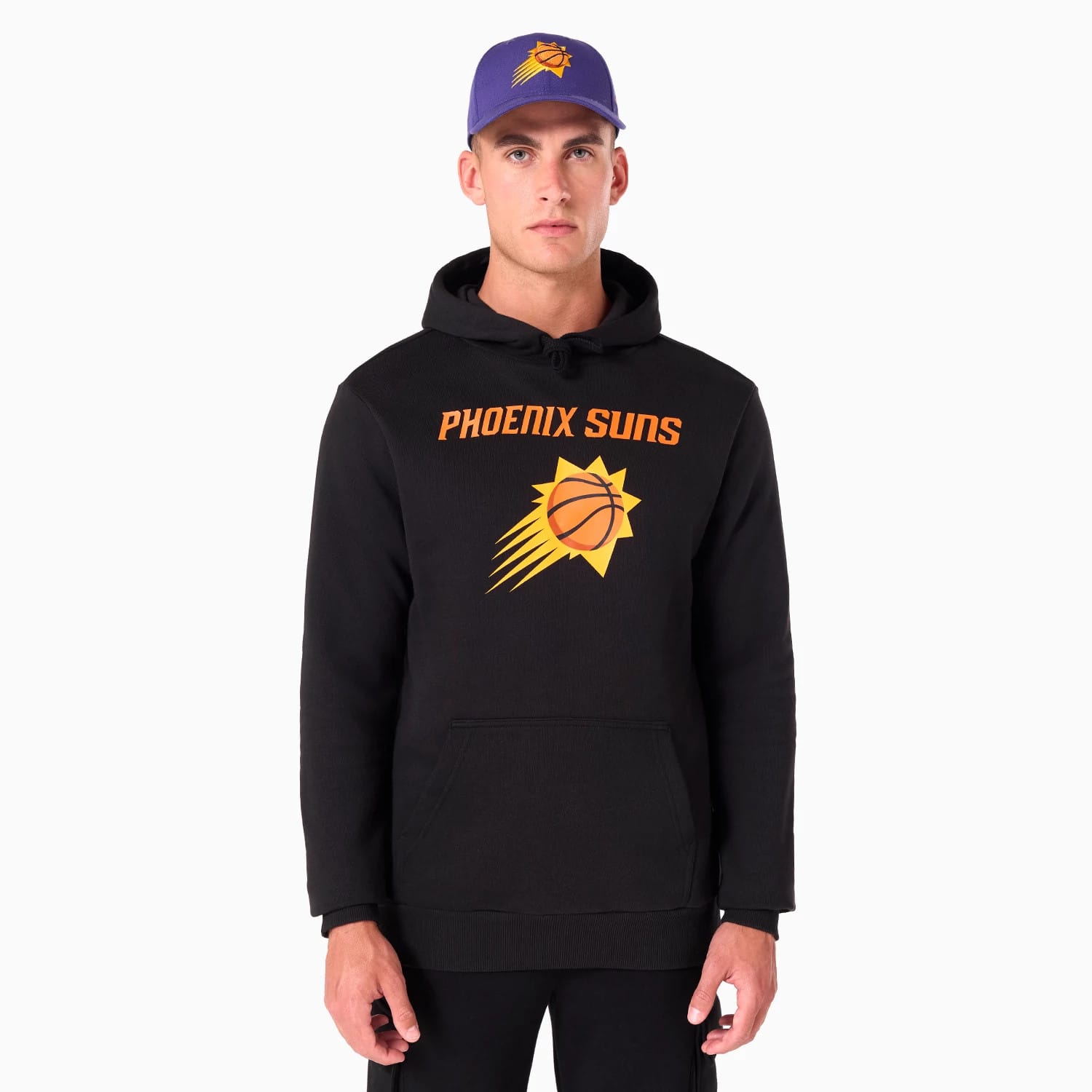 Phoenix Suns NBA Black Pullover Hoodie-kentox