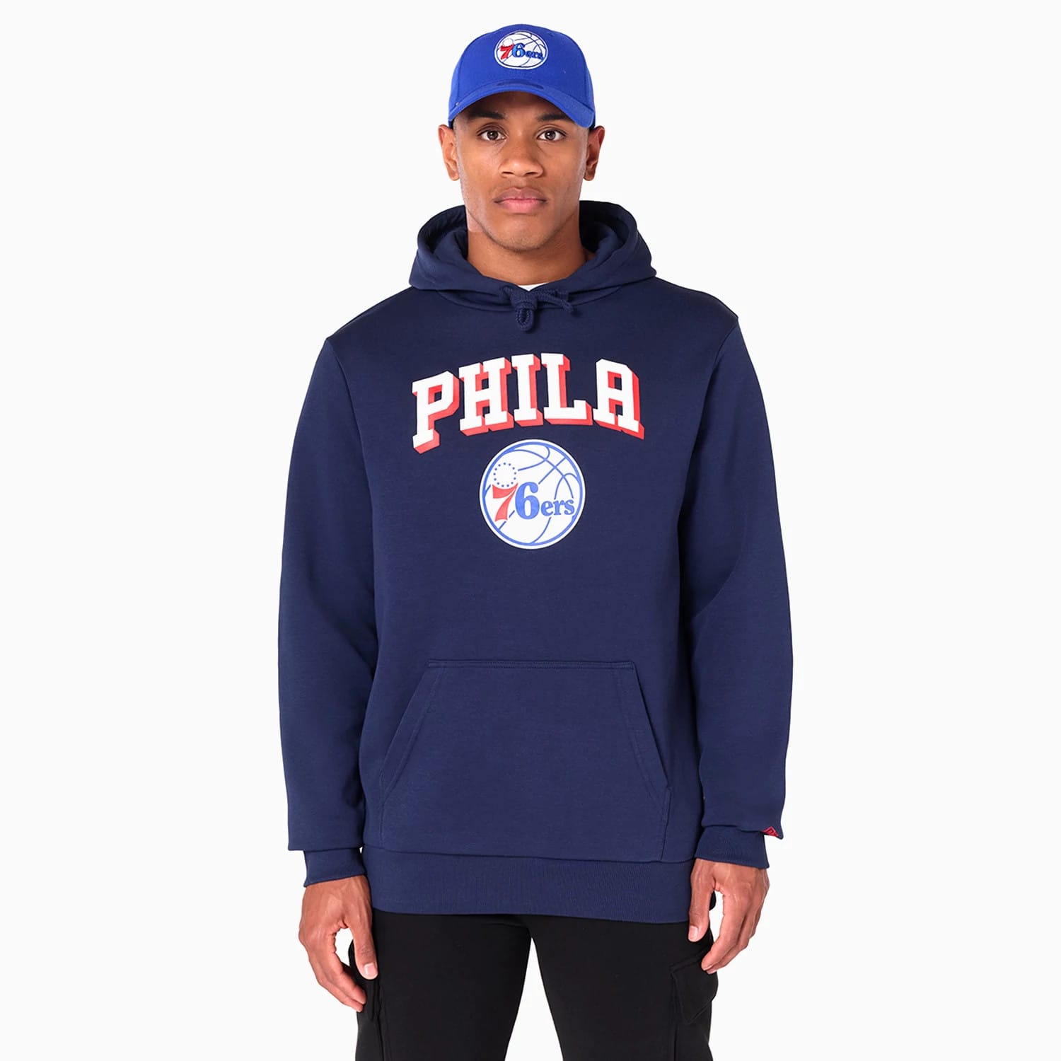 Philadelphia 76ers NBA Navy Pullover Hoodie-kentox