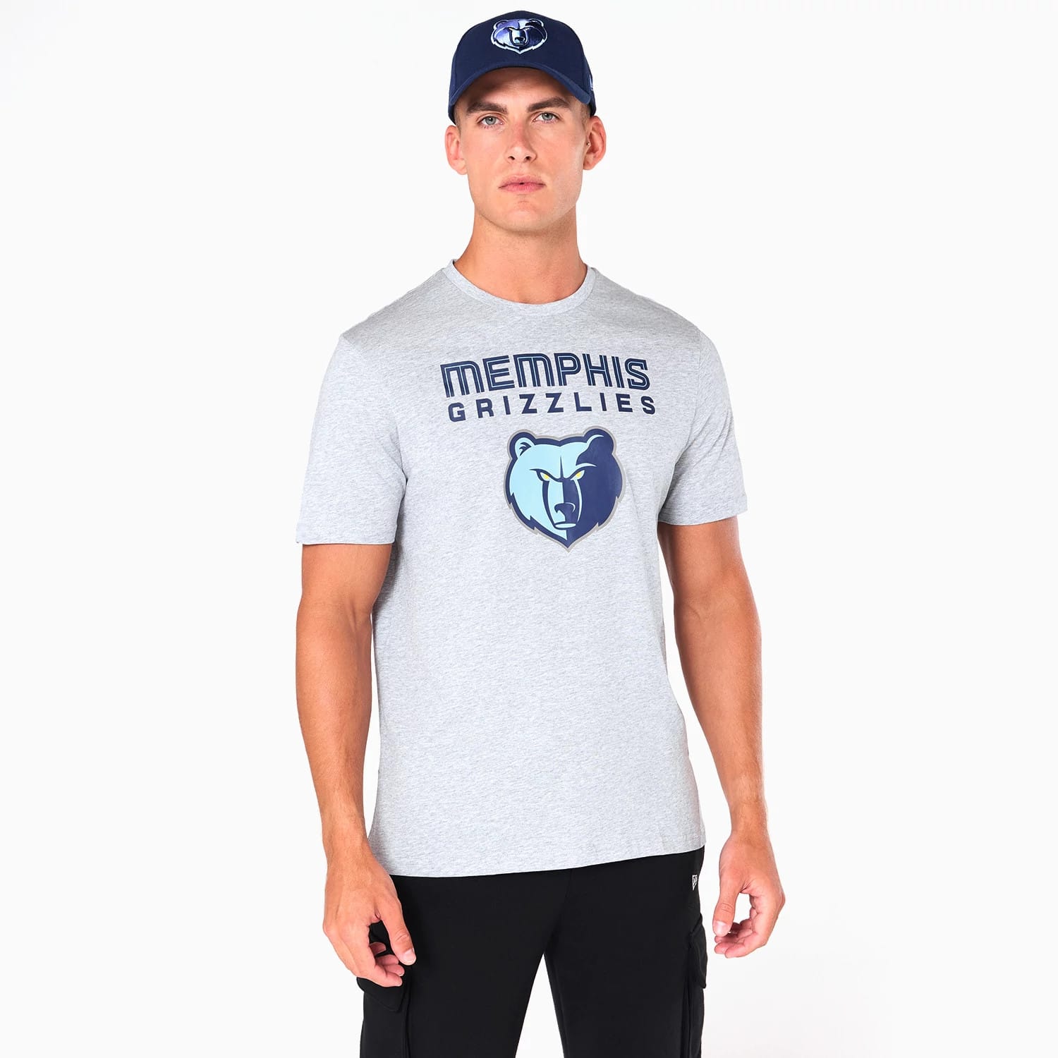 Memphis Grizzlies NBA Grey T-Shirt-kentox