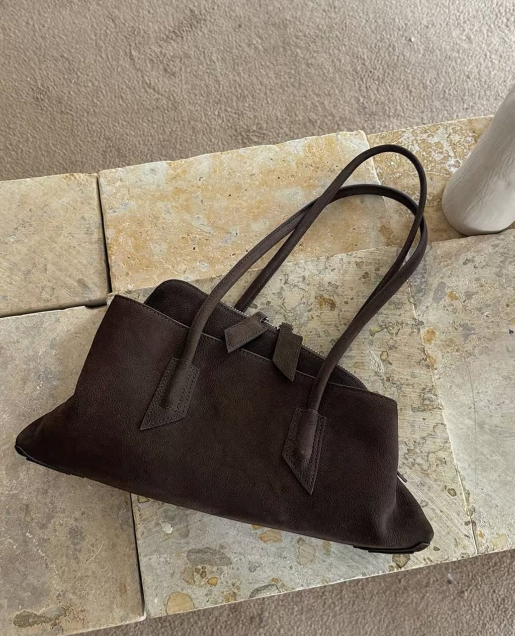 Arlo Suede Shoulder Bag – Elegant Everyday Crossbody Style