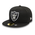 Las Vegas Raiders NFL Official Team Colours Black 59FIFTY Fitted Cap-kentox
