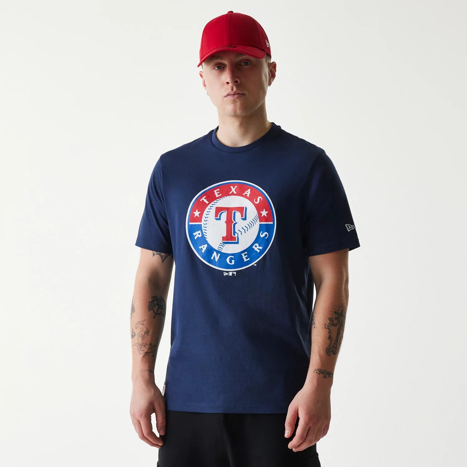 Texas Rangers MLB Regular Dark Blue T-Shirt-kentox