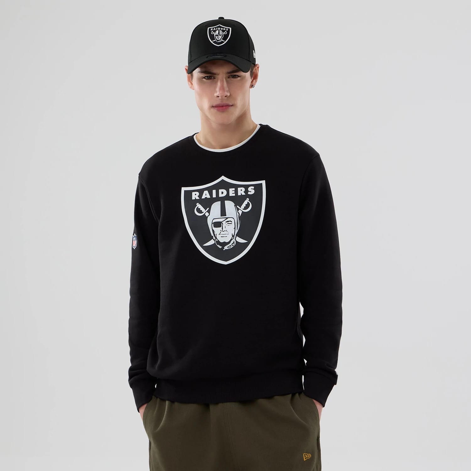 Las Vegas Raiders NFL Black Crew Neck Sweater-kentox