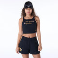 New York Yankees Womens MLB Floral Black Vest-kentox
