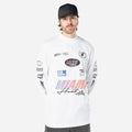 Miami Heat Modern Driver White Long Sleeve T-Shirt-kentox