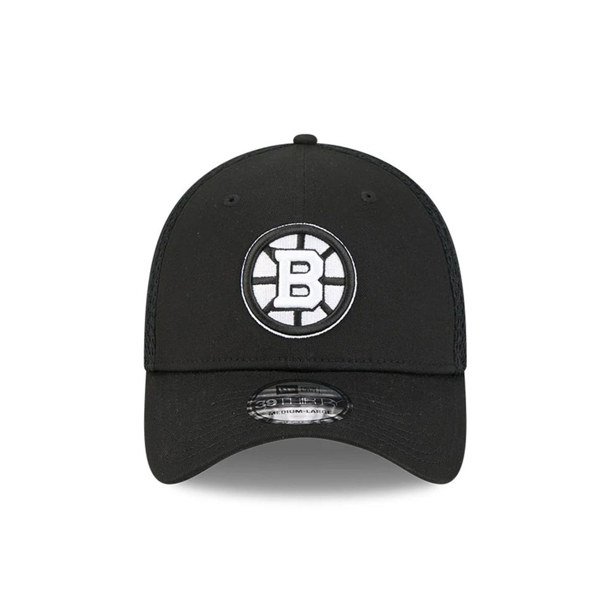 Boston Bruins NHL Evergreen Neo Black 39THIRTY Stretch Fit Cap-kentox