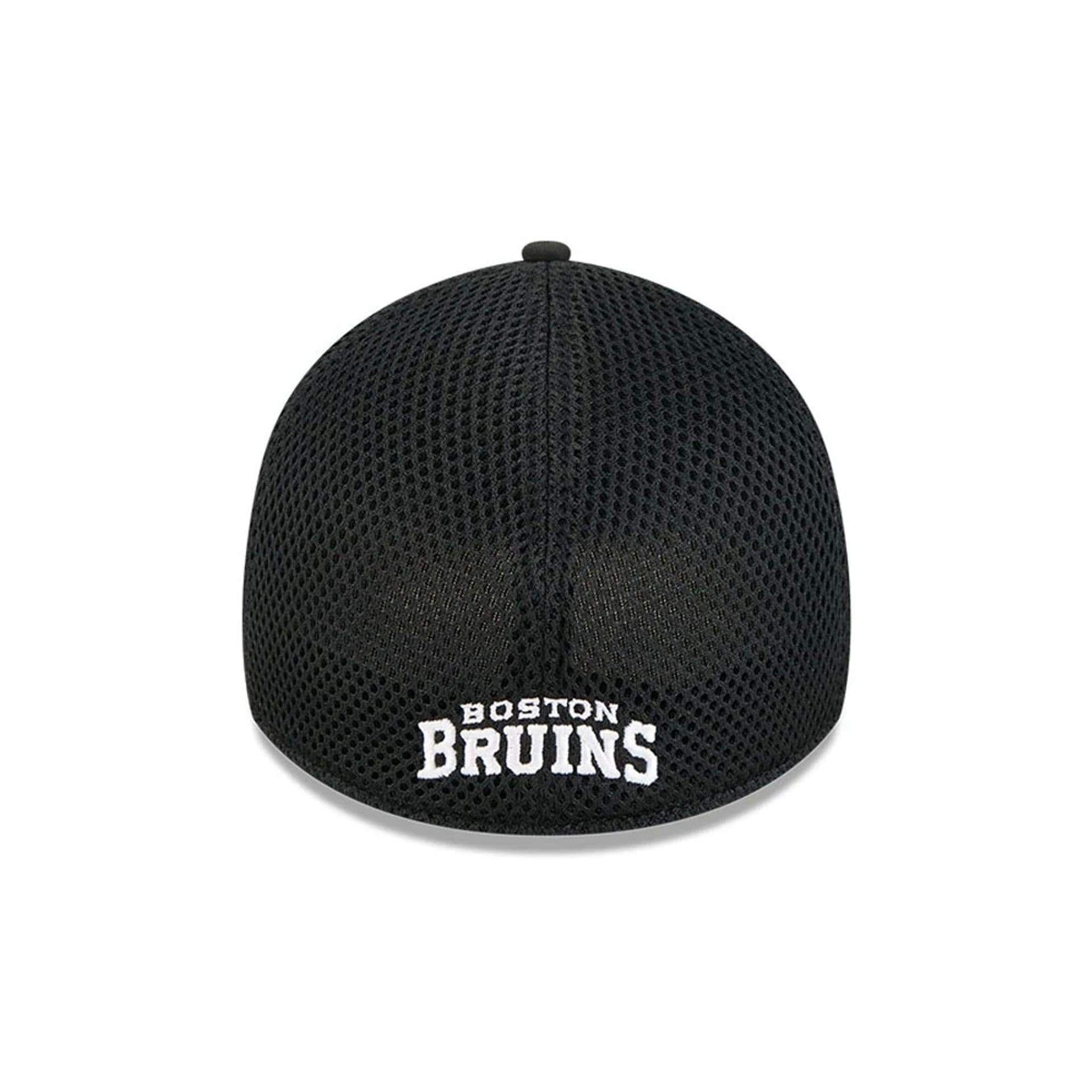 Boston Bruins NHL Evergreen Neo Black 39THIRTY Stretch Fit Cap-kentox