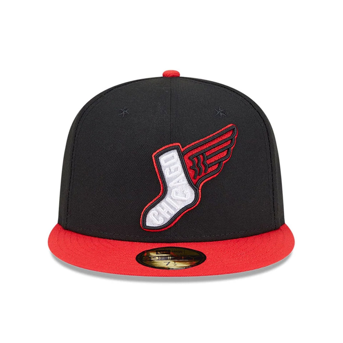 Chicago White Sox MLB City Connect Black 59FIFTY Fitted Cap-kentox