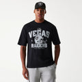 Las Vegas Raiders NFL Helmet Black Oversized T-Shirt-kentox