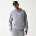 New York Yankees MLB League Essential Grey Oversized Pullover Hoodie-kentox