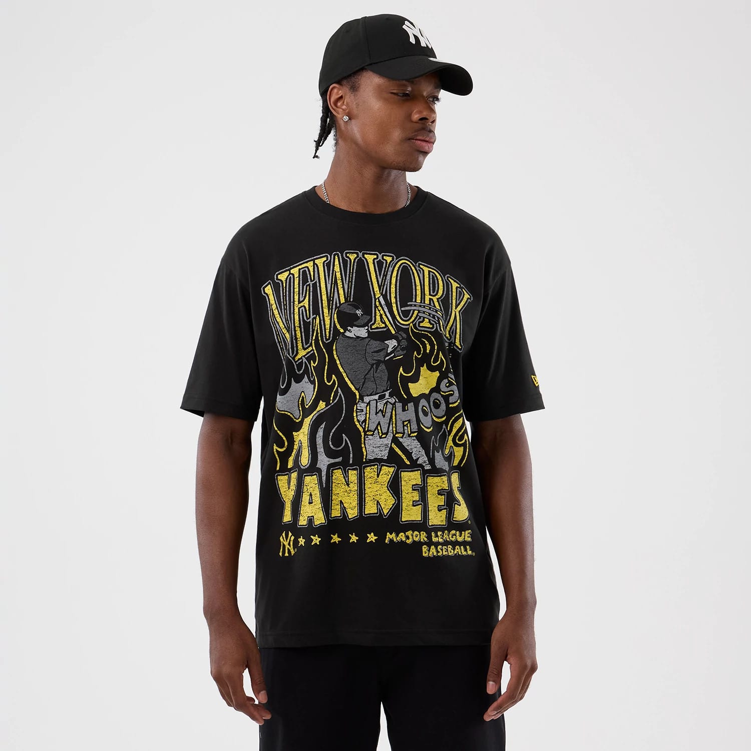 New York Yankees MLB Player Life Graphic Black T-Shirt-kentox