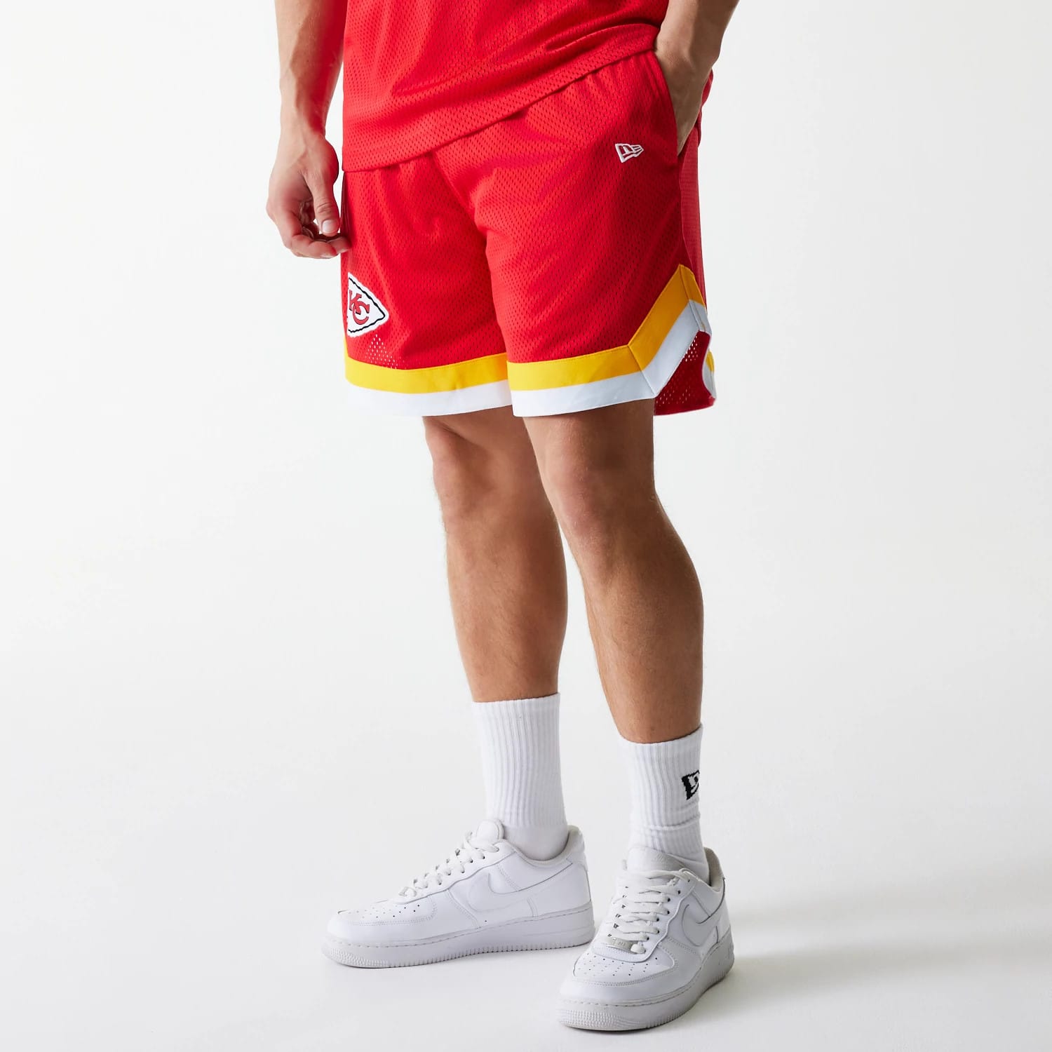 Kansas City Chiefs NFL Mesh Red Shorts-kentox