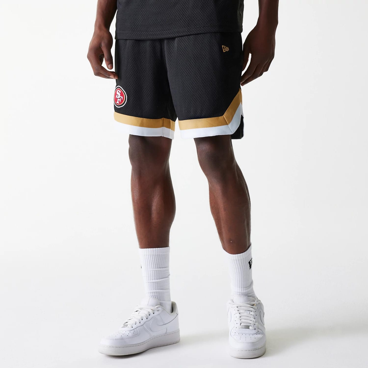 San Francisco 49ers NFL Mesh Black Shorts-kentox