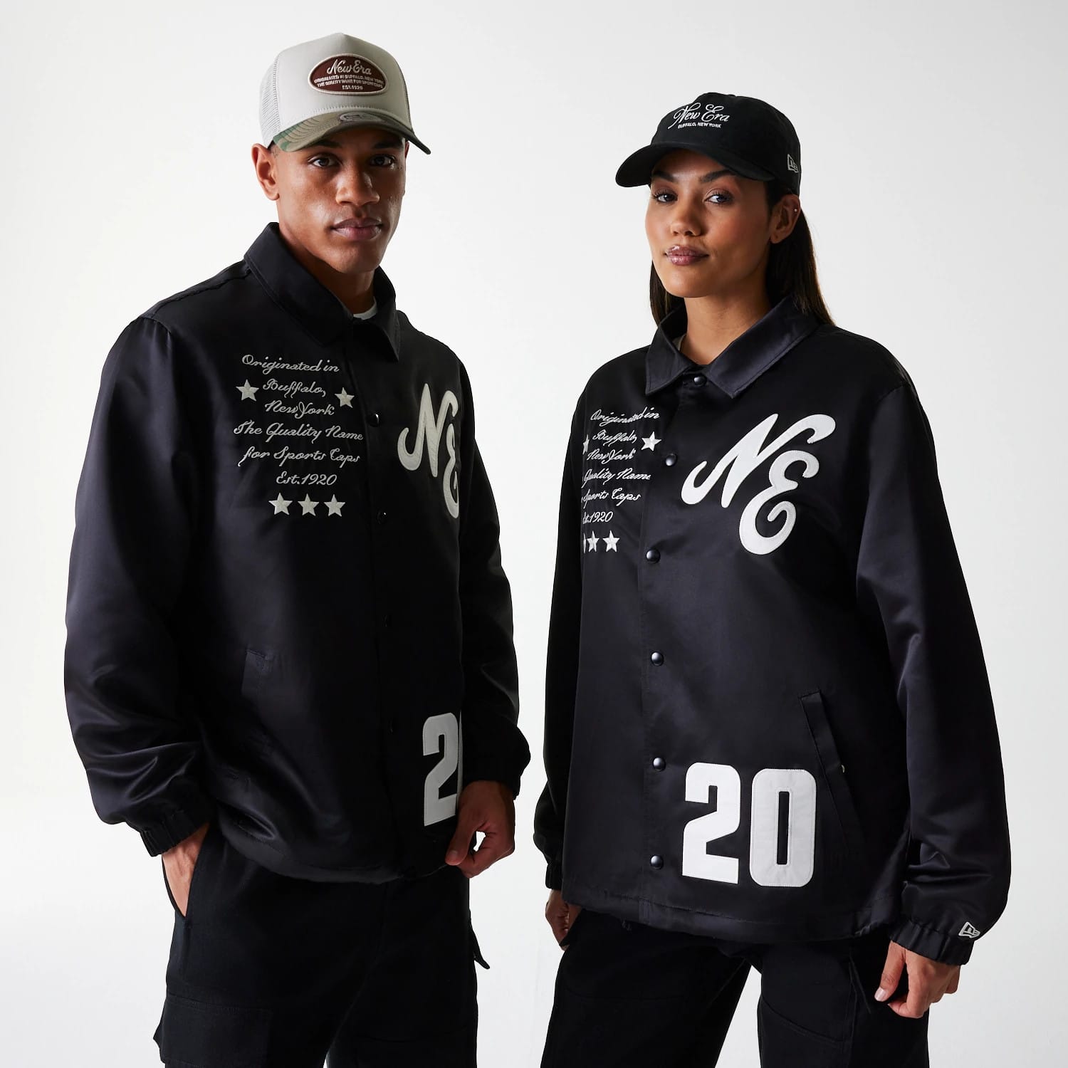 New Era Black Coaches Jacket-kentox
