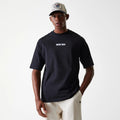 New Era Graphic Black Oversized T-Shirt-kentox