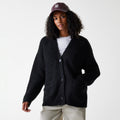 New York Yankees Womens MLB Knit Black Cardigan-kentox
