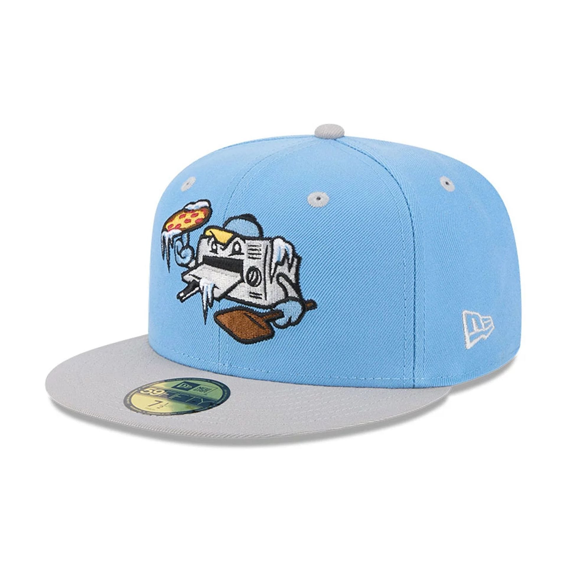 Wisconsin Timber Rattler MiLB Theme Night Pastel Blue 59FIFTY Fitted Cap-kentox