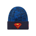 Superman Youth DC Blue Cuff Knit Beanie Hat-kentox