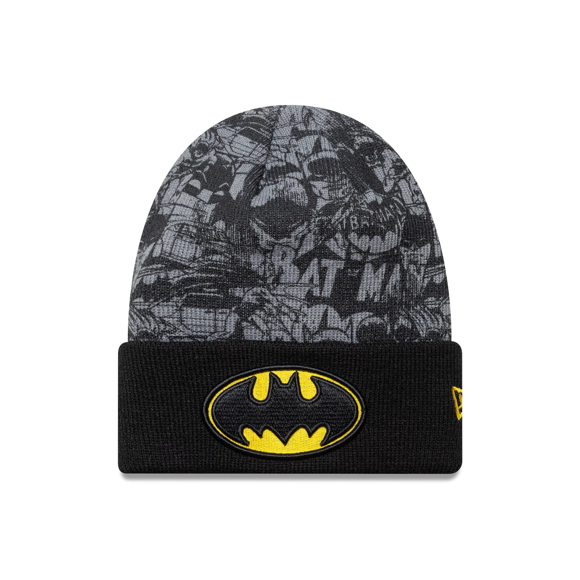 Batman Youth DC Black Cuff Knit Beanie Hat-kentox