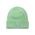 New York Yankees MLB League Essential Pastel Green Cuff Knit Beanie Hat-kentox