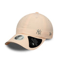 New York Yankees Womens MLB Flawless Pastel Pink Pony Tail Adjustable Cap-kentox