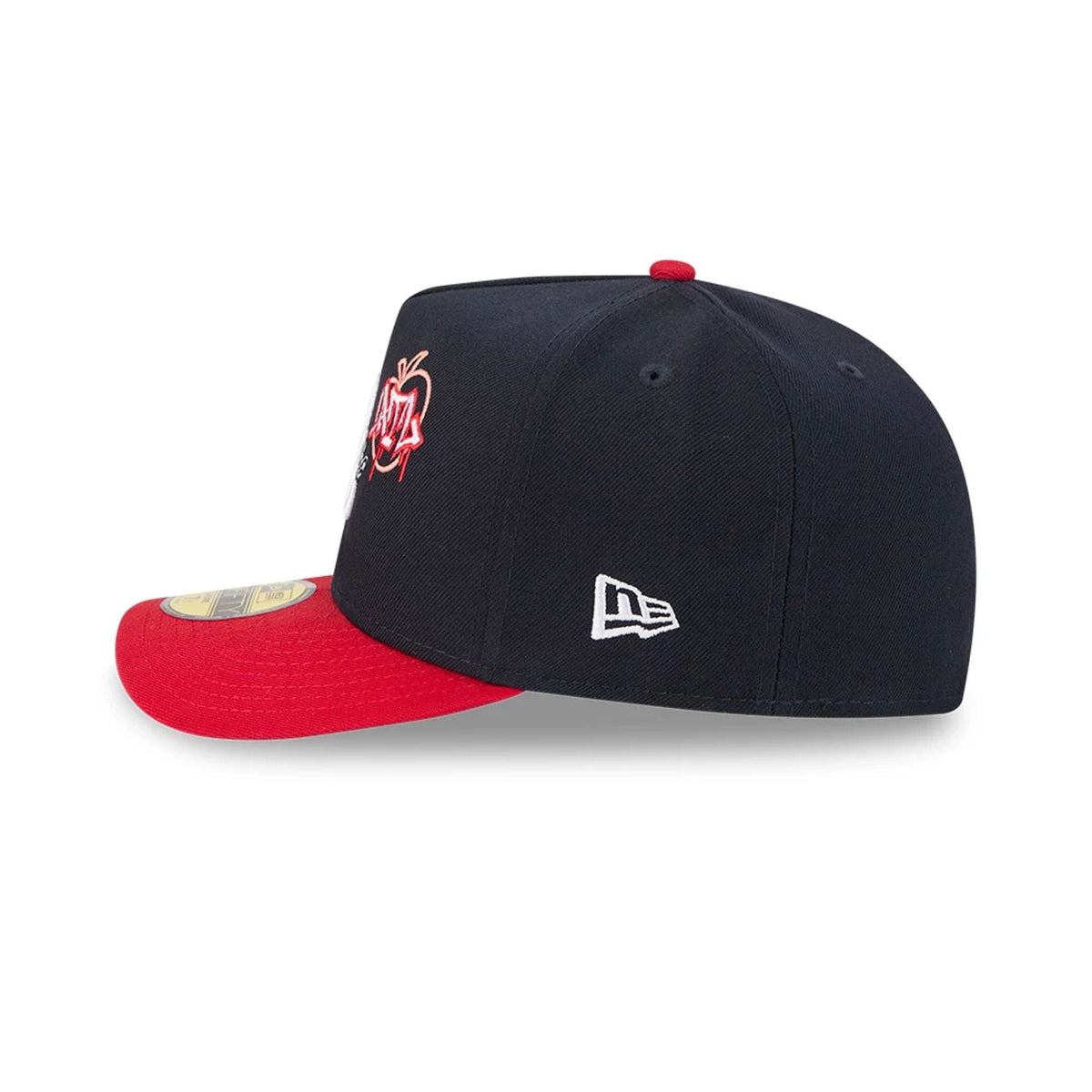 Atlanta Braves MLB Cartoon Navy 59FIFTY A-Frame Fitted Cap-kentox