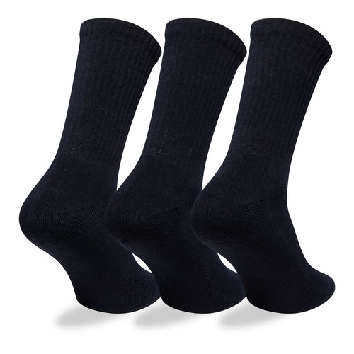 Alpine Racing Alpine Logo Navy 3 Pack Crew Socks-kentox