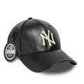 New York Yankees MLB Leather Black 9FORTY M-Crown Adjustable Cap-kentox