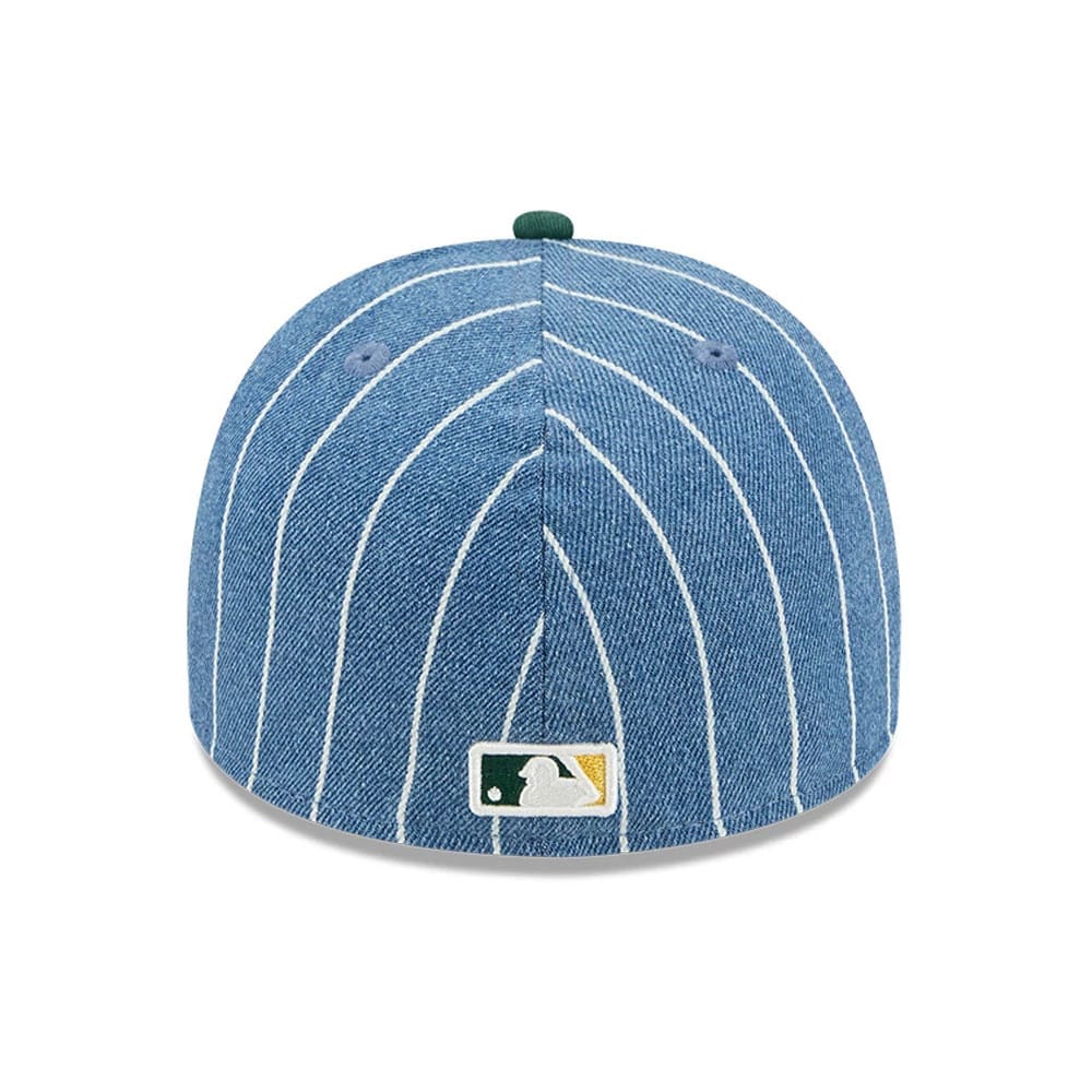 Athletics MLB Parallel Blue 59FIFTY A-Frame Fitted Cap-kentox