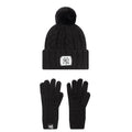 New York Yankees Youth MLB Black Beanie & Gloves Set-kentox