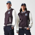 New York Yankees MLB Dark Brown Varsity Jacket-kentox