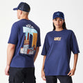 New Era Location Navy Oversized T-Shirt-kentox