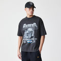 Las Vegas Raiders NFL Washed Boxy Dark Grey Oversized T-Shirt-kentox