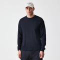 New Era Waffle Black Long Sleeve T-Shirt-kentox