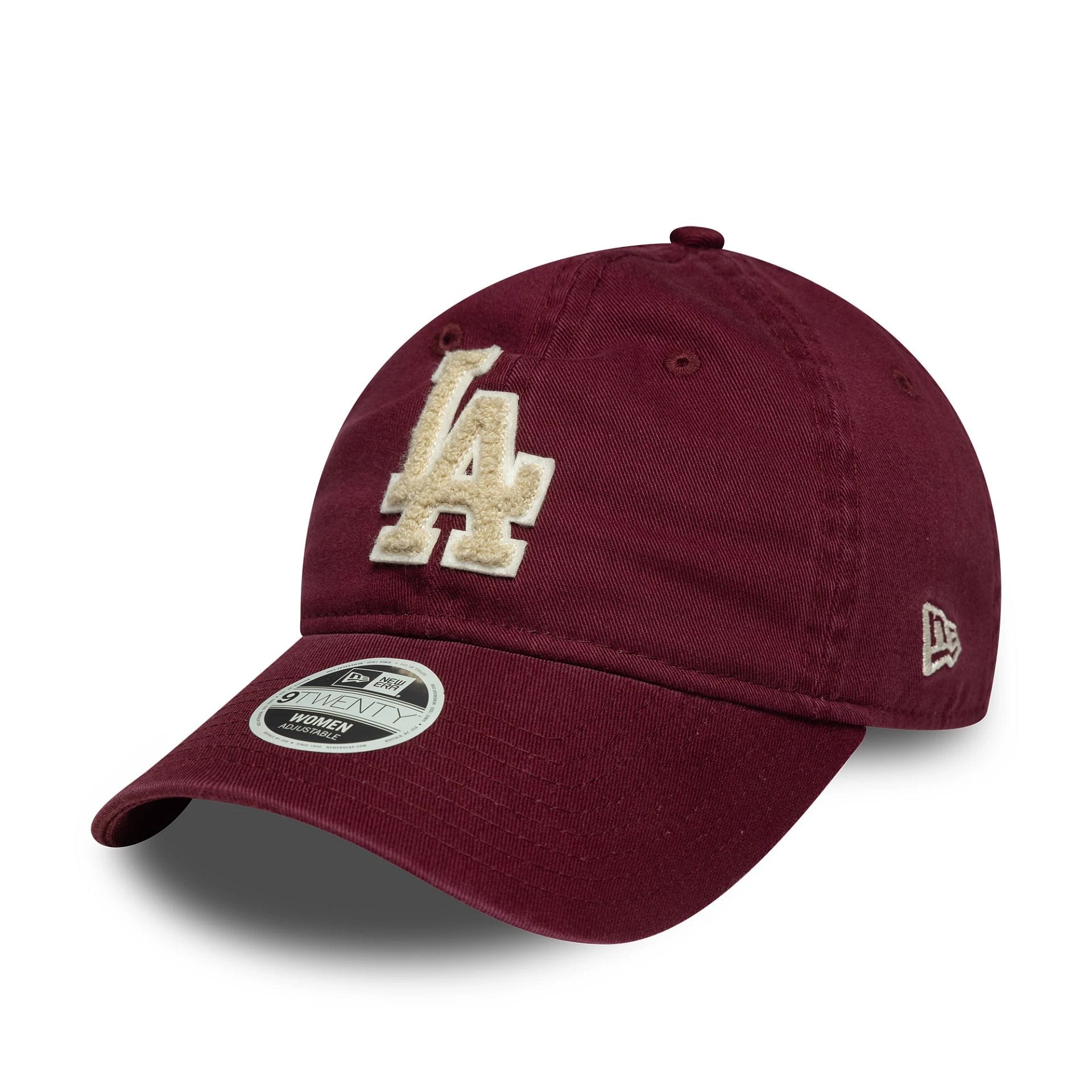 LA Dodgers Womens MLB Boucle Dark Red 9TWENTY Adjustable Cap-kentox