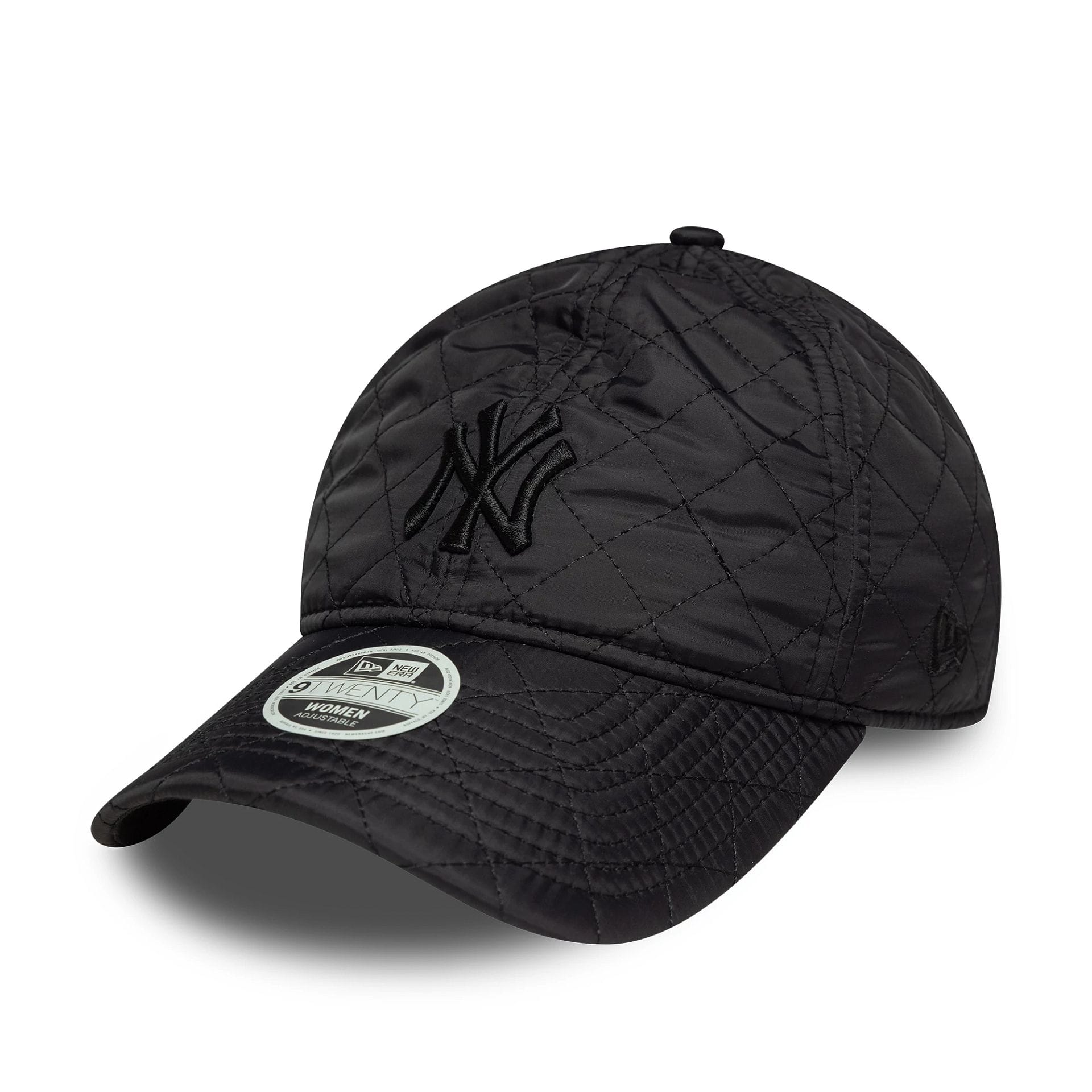 New York Yankees Womens MLB Padded Black 9TWENTY Adjustable Cap-kentox