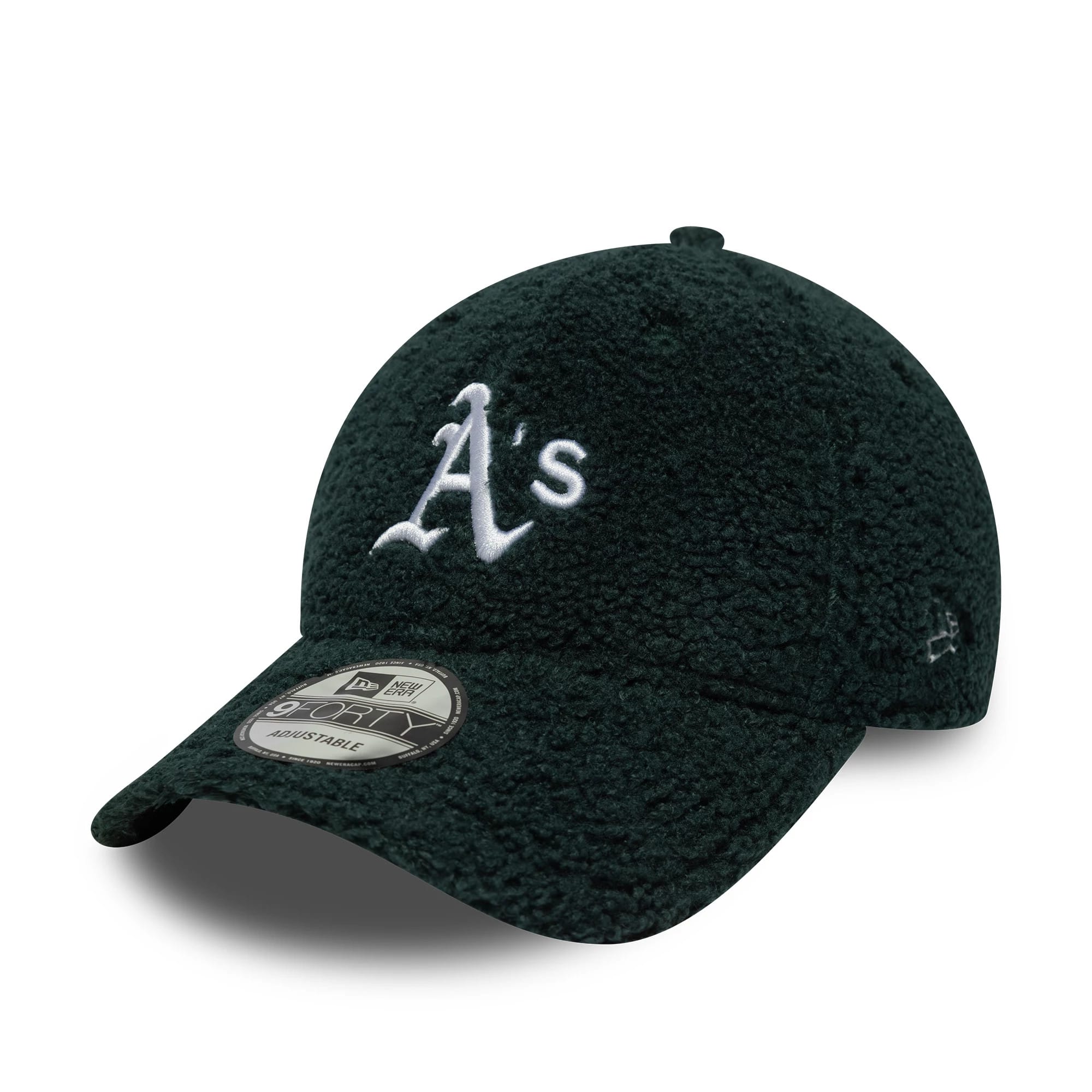 Oakland Athletics MLB Winter Borg Dark Green 9FORTY Adjustable Cap-kentox