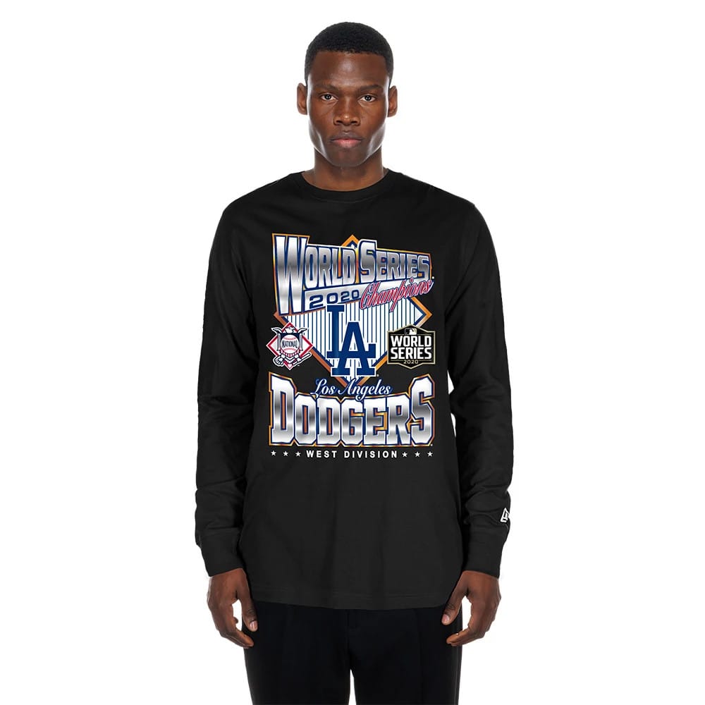 LA Dodgers MLB Sport Classic Black Long Sleeve T-Shirt-kentox