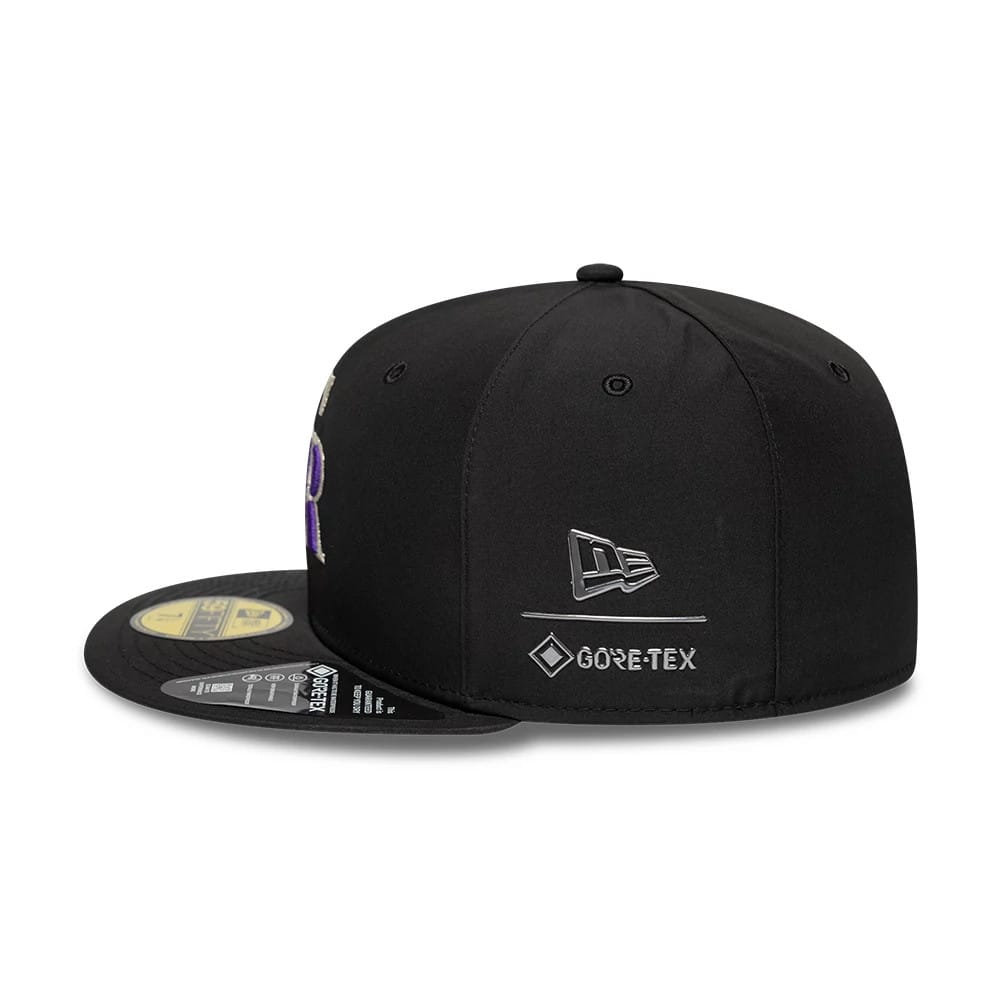 Colorado Rockies MLB Gore-Tex Black 59FIFTY Fitted Cap-kentox