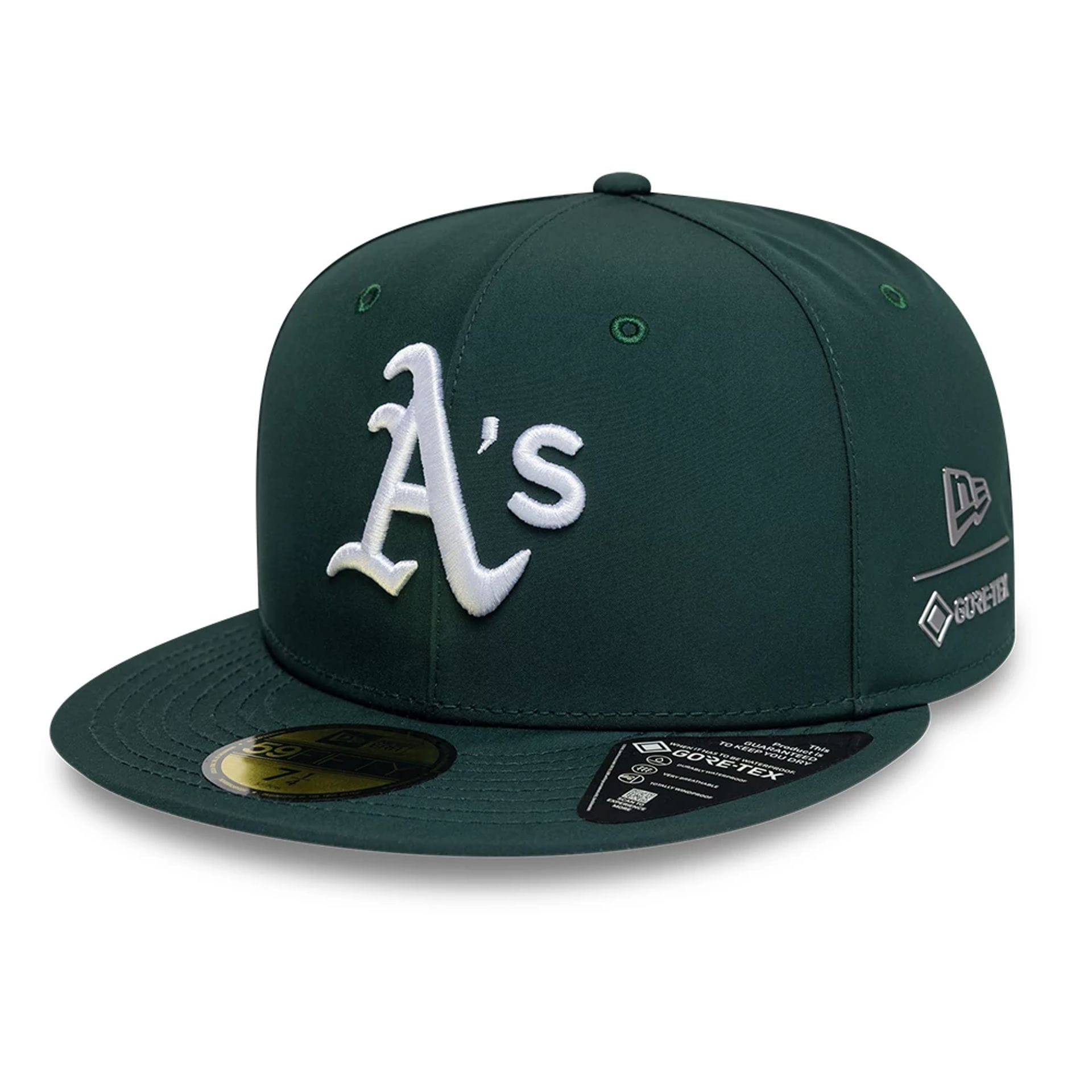 Athletics MLB Gore-Tex Dark Green 59FIFTY Fitted Cap-kentox