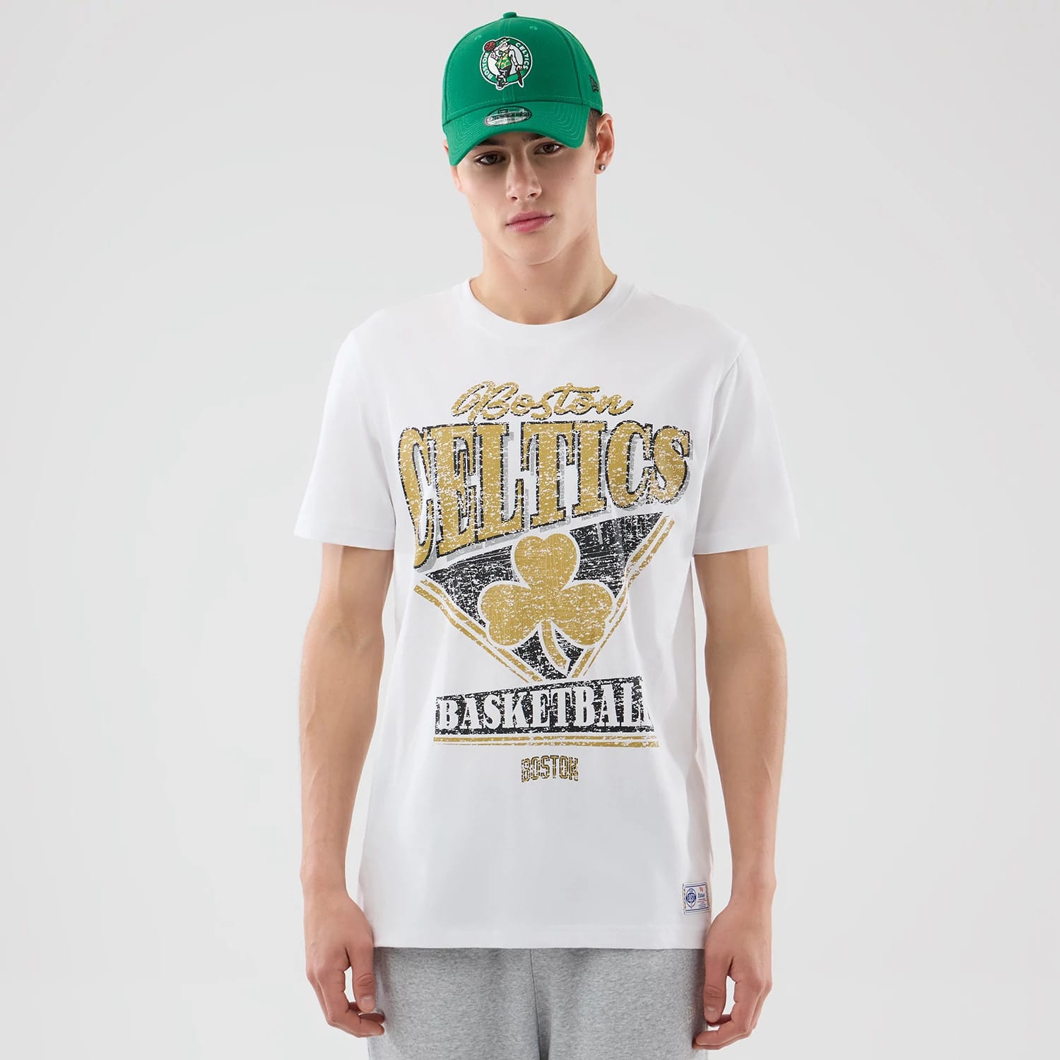 Boston Celtics NBA City Edition White T-Shirt-kentox