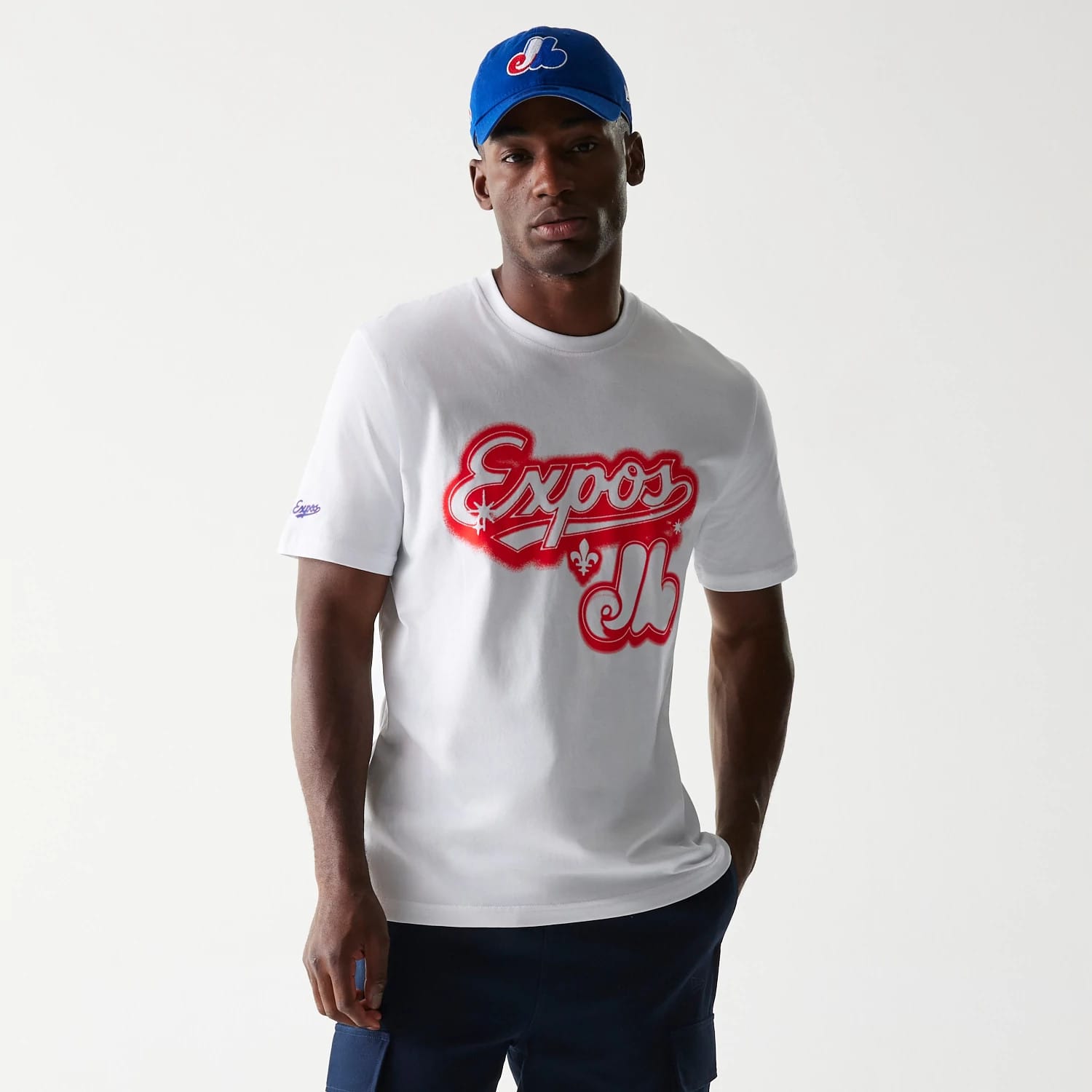 Montreal Expos OVO x MLB White T-Shirt-kentox