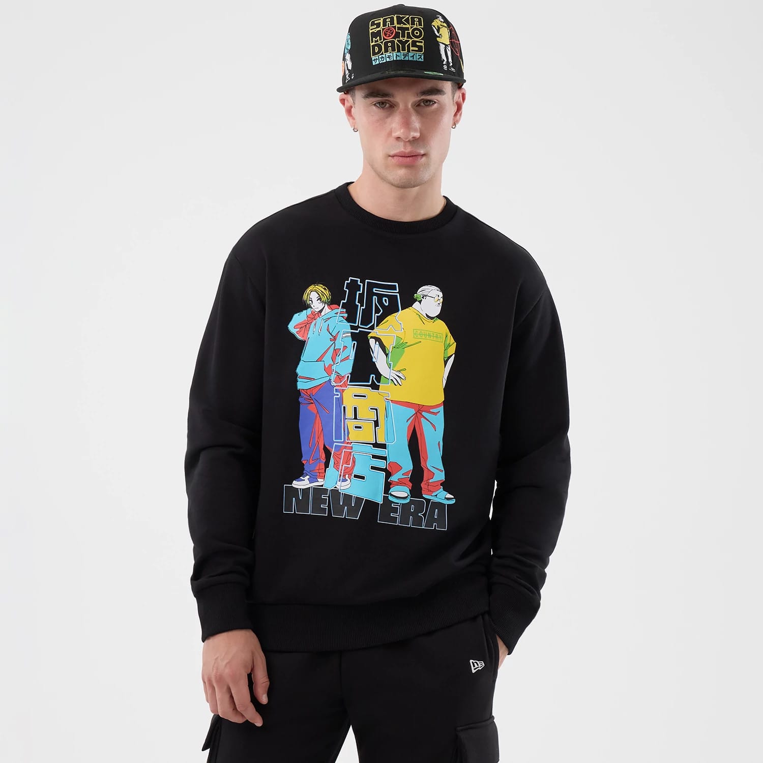 Sakamoto Days Netflix Black Crew Neck Sweater-kentox