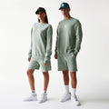 LA Dodgers MLB Midi Pastel Green Oversized Crew Neck Sweater-kentox