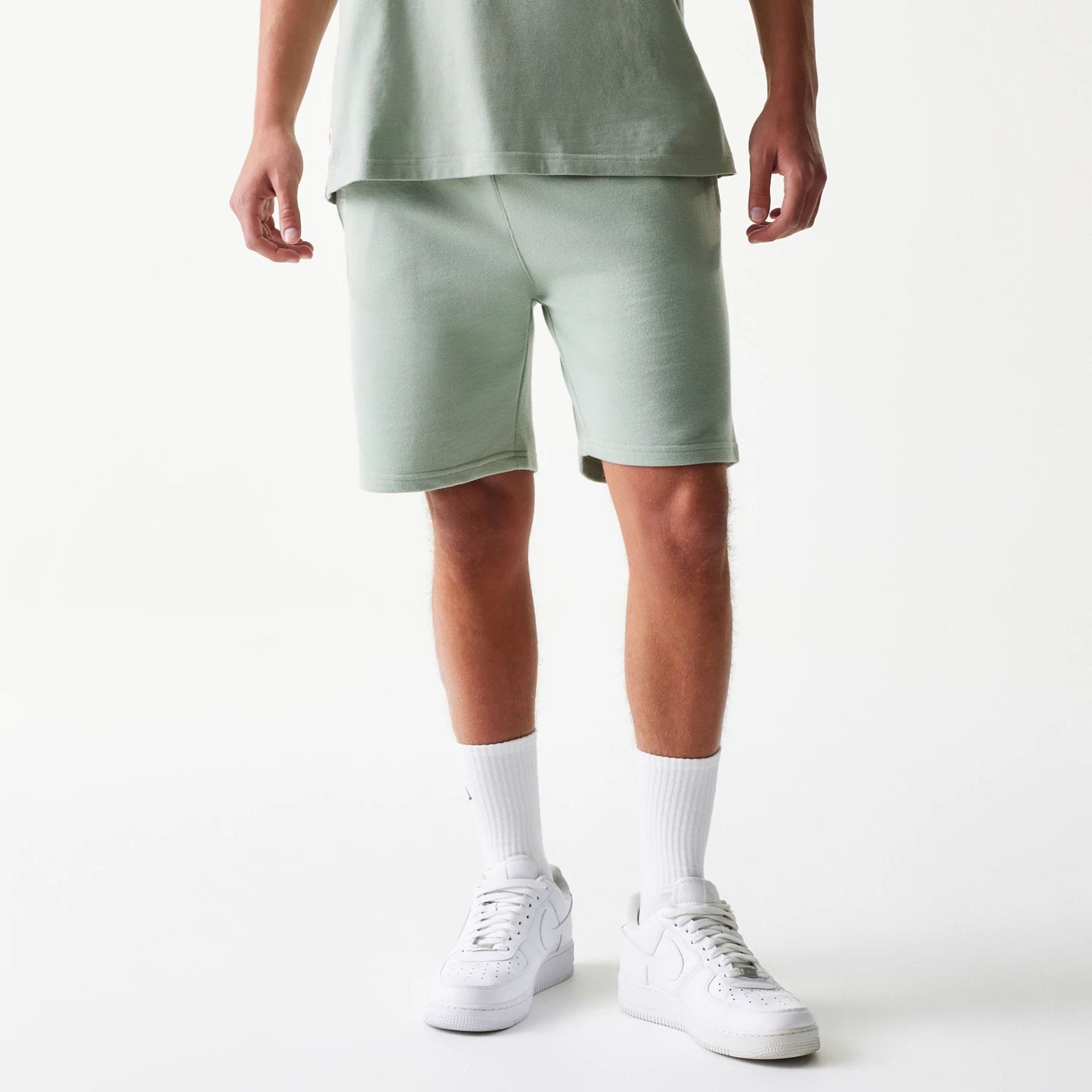 LA Dodgers MLB League Essential Midi Pastel Green Shorts-kentox