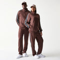 New Era Script Brown Track Jacket-kentox