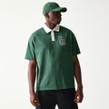 LA Dodgers MLB Dark Green Oversized Polo T-Shirt-kentox