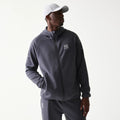 New York Yankees MLB Dark Grey Full Zip Hoodie-kentox