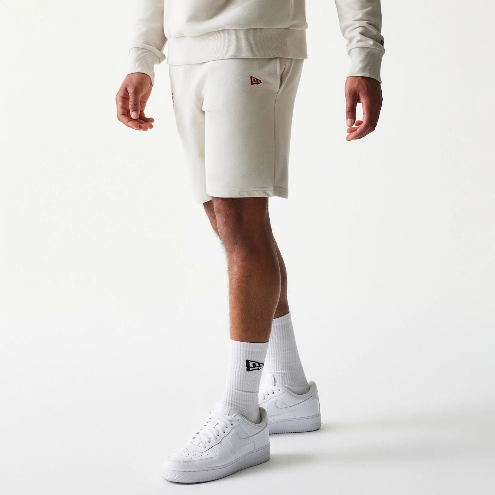 LA Lakers NBA League Essential Light Beige Shorts-kentox